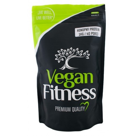 Vegan Fitness 100% Raw konopný protein 1000 g